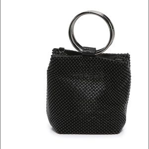 Black clutch handbag, like new